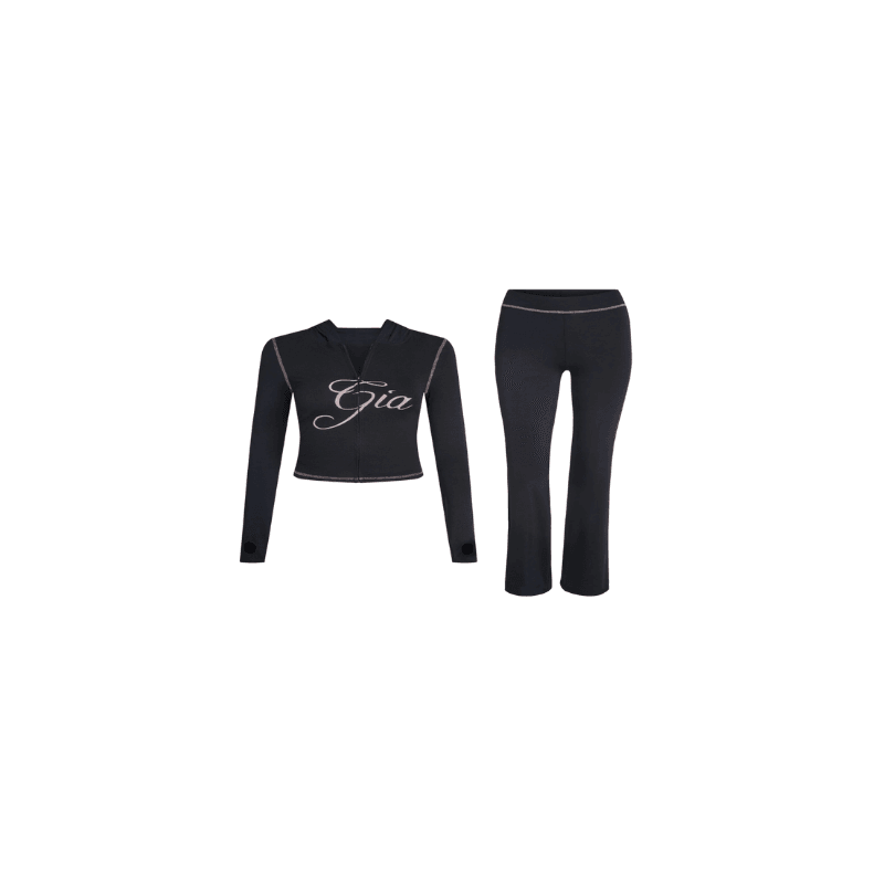 I Am Gia Set  — Black