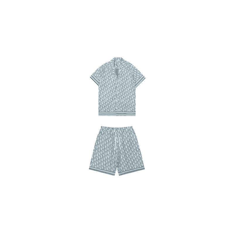 Dior Monogram Slik Short Set 