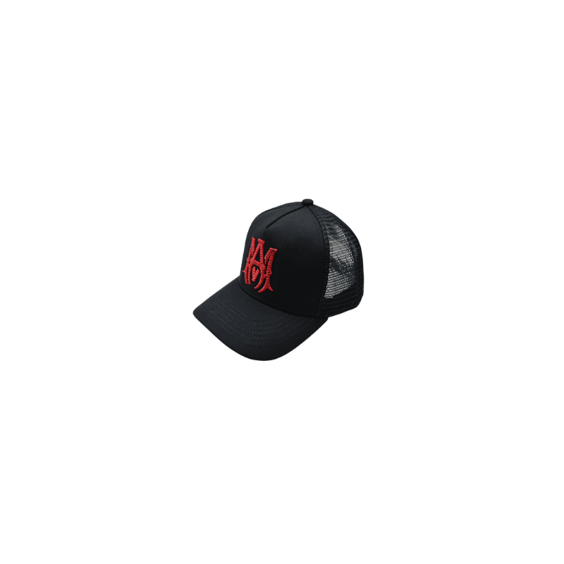 Black & Red With Diamonds